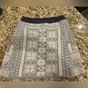 Gray Winter Sweater Skirt